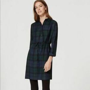 LOFT Plaid Dress